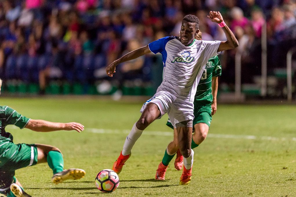 Caleb FGCU attacking with the ball